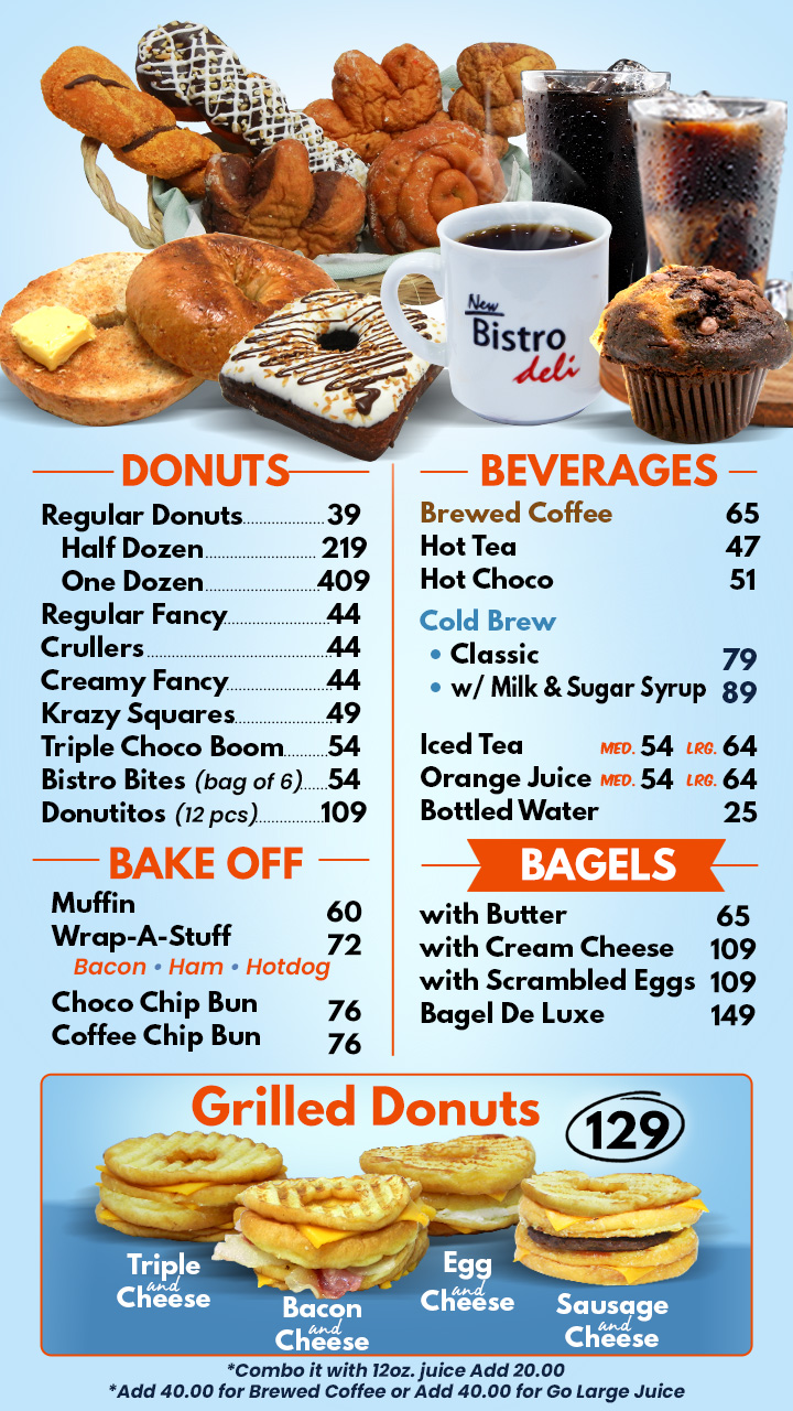Menu Flyer 1